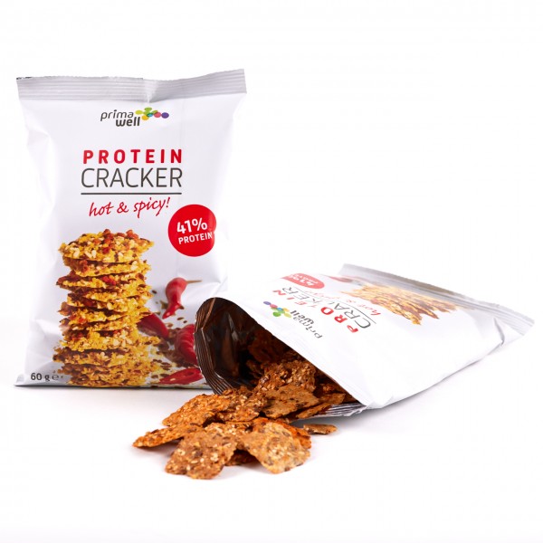 Primawell Protein Cracker Hot 60 g Beutel
